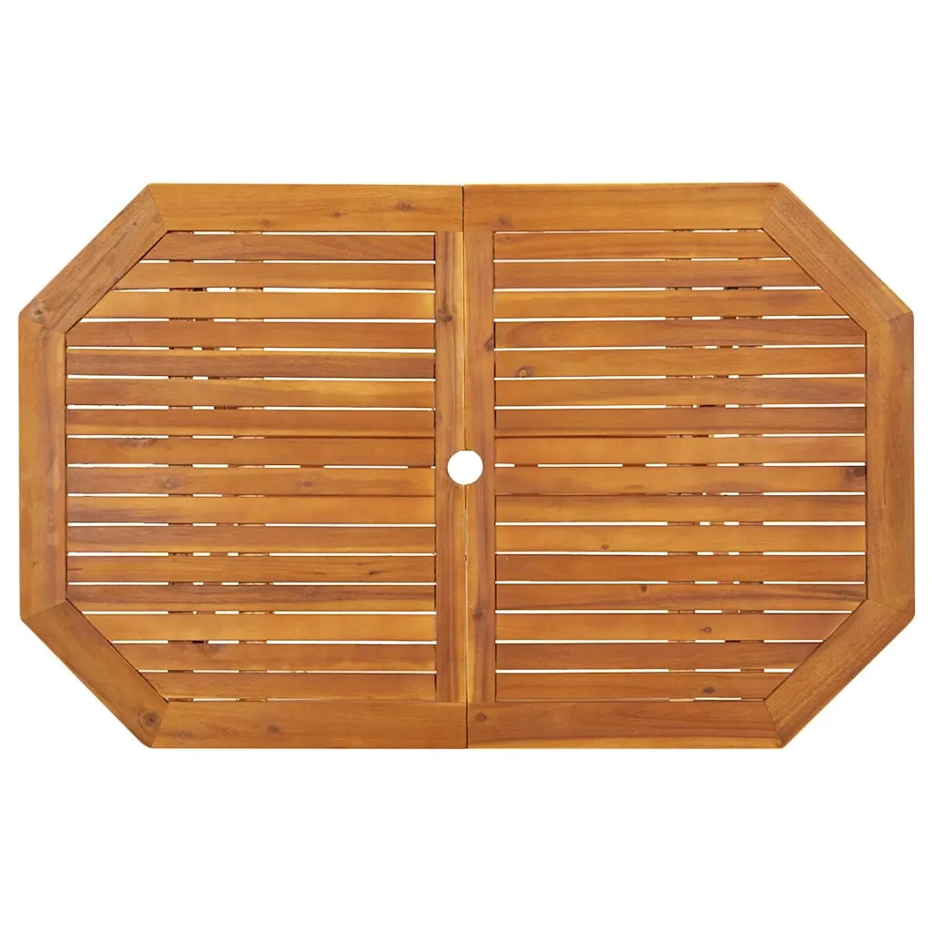 Set da Pranzo da Giardino 5 pz in Legno Massello di Acacia 3086996