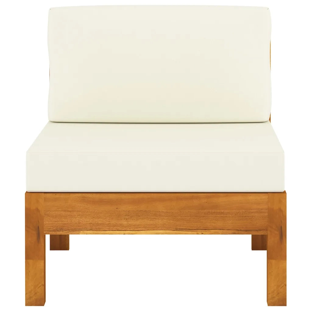 Set da Giardino 7 pz con Cuscini 100x60 cm Legno di Acacia 3057937