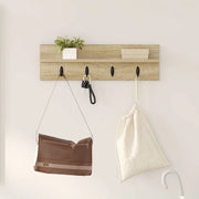 Appendiabiti a muro A parete Rovere Sonoma 60 x 10,5 x 18 cm 874389