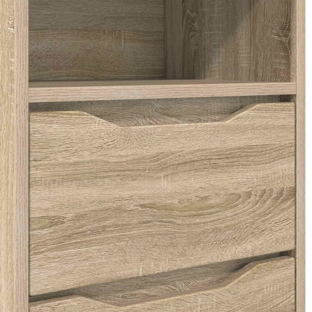 Comodini 2 pcs Rovere Sonoma 40 x 30 x 467 cm Legno multistrato 888912