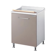 Lavatoio Vincente 60x50 a una anta color grigio pietra