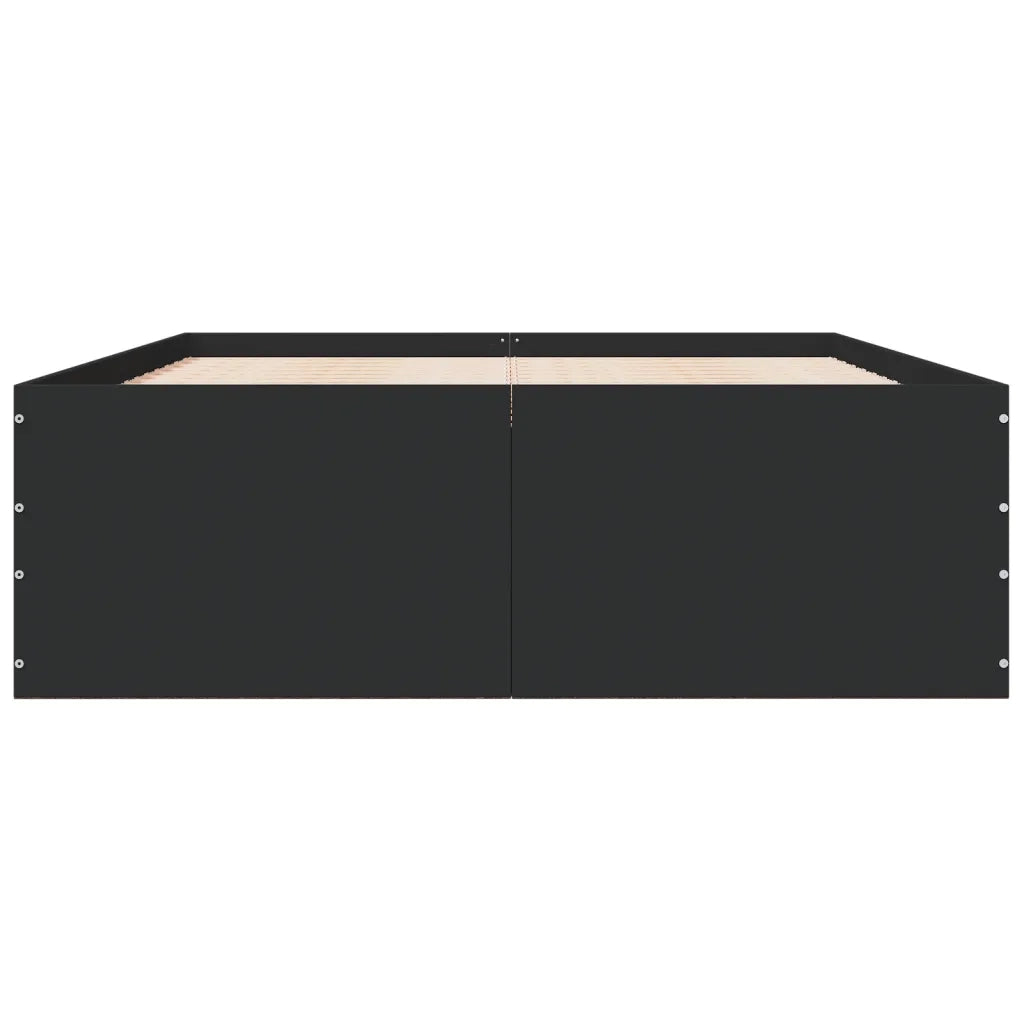 Giroletto Nero 140x190 cm in Legno Multistrato