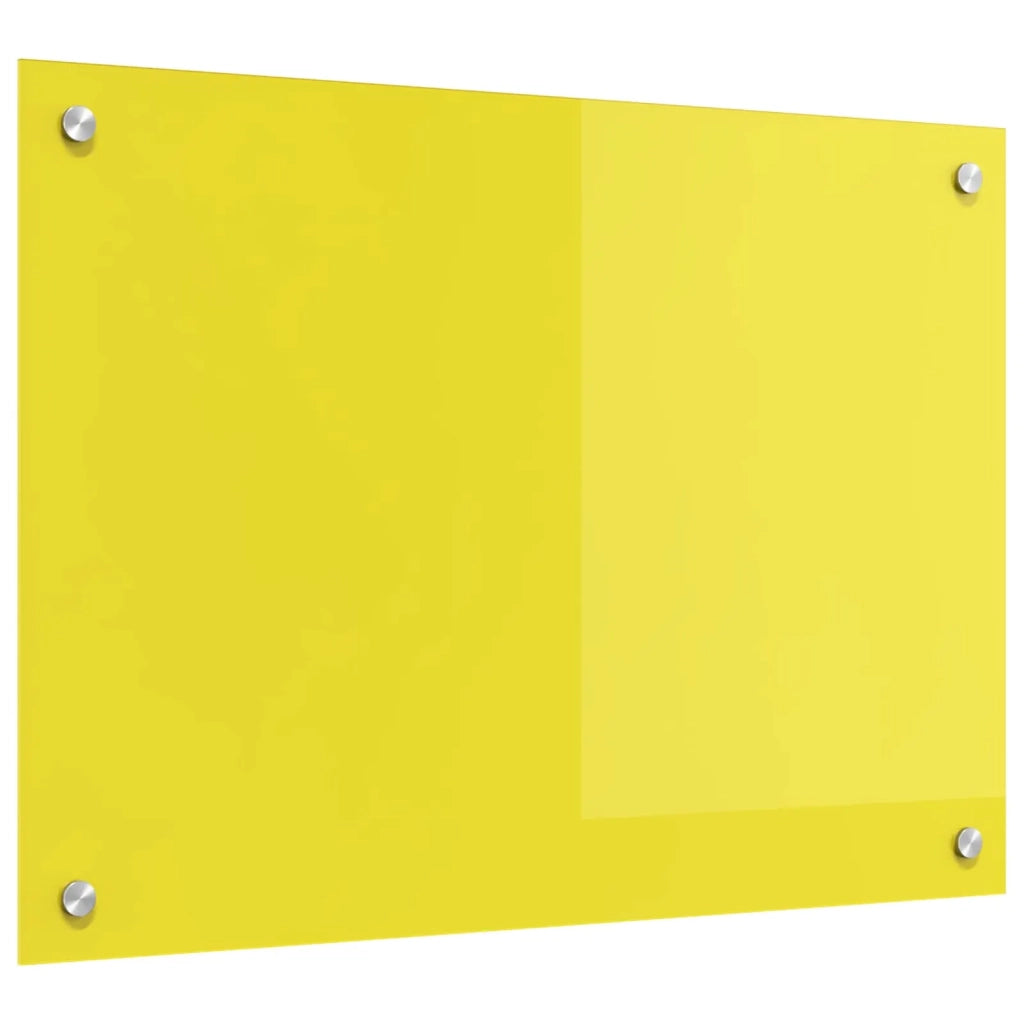 Schienale da cucina Giallo 70 x 50 cm vetro temperato 42001251