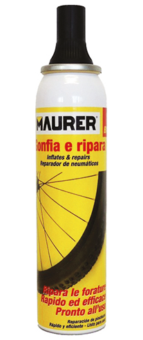Ripara e gonfia gomme cicli spray maurer 100ml
