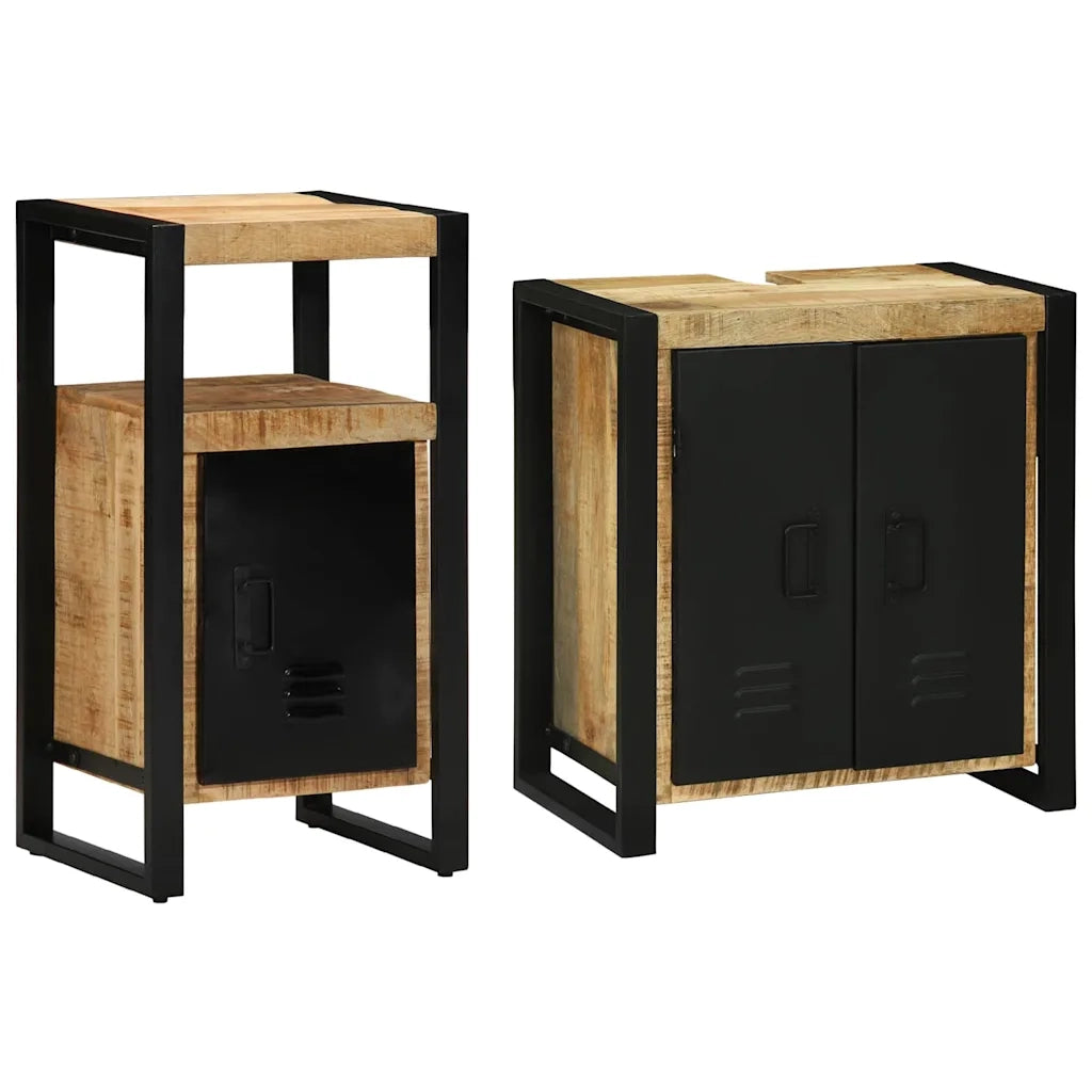 Set di mobili per il bagno 2 pcs Legno di mango massello 3305600