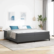 Struttura del letto Grigio scuro 200 x 200 cm Tessuto 3399141