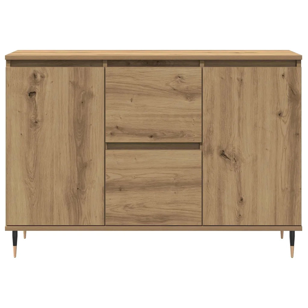 Credenza con cassetto Rovere artigianale 101,5 x 35 x 70 cm 862146