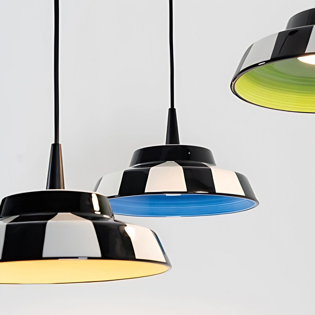Circus Lampada a Sospensione LED Design in Ceramica Verde Diametro 35 cm Altezza 300 cm CRI 90 8W 2700K Illuminazione Interna d'Arredo Moderno