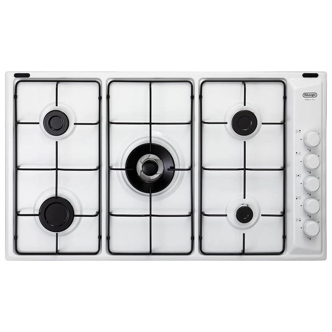 De’Longhi FLB 59 DD piano cottura Bianco Da incasso 86 cm Gas 5 Fornello(i)