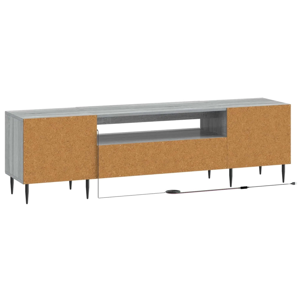 Mobile TV LED Sonoma grigio Legno ingegnerizzato 896911