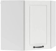 Mobile angolare da cucina R-Line, Bianco casa di campagna, 57 cm, per la libera combinazione all'interno di sistemi cucina modulari
