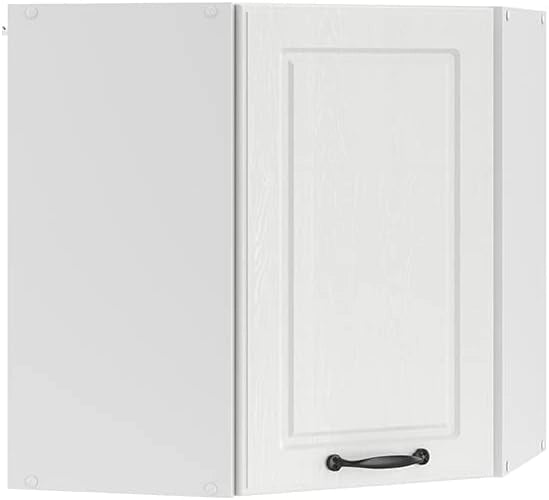 Mobile angolare da cucina R-Line, Bianco casa di campagna, 57 cm, per la libera combinazione all'interno di sistemi cucina modulari