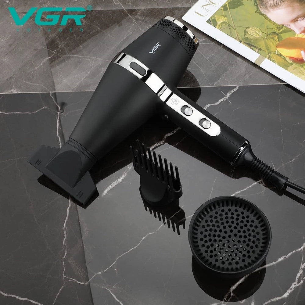 Trade Shop - Asciugacapelli Professionale 1800-2200w Pettine Styling Ugello Concentratore V-451 -