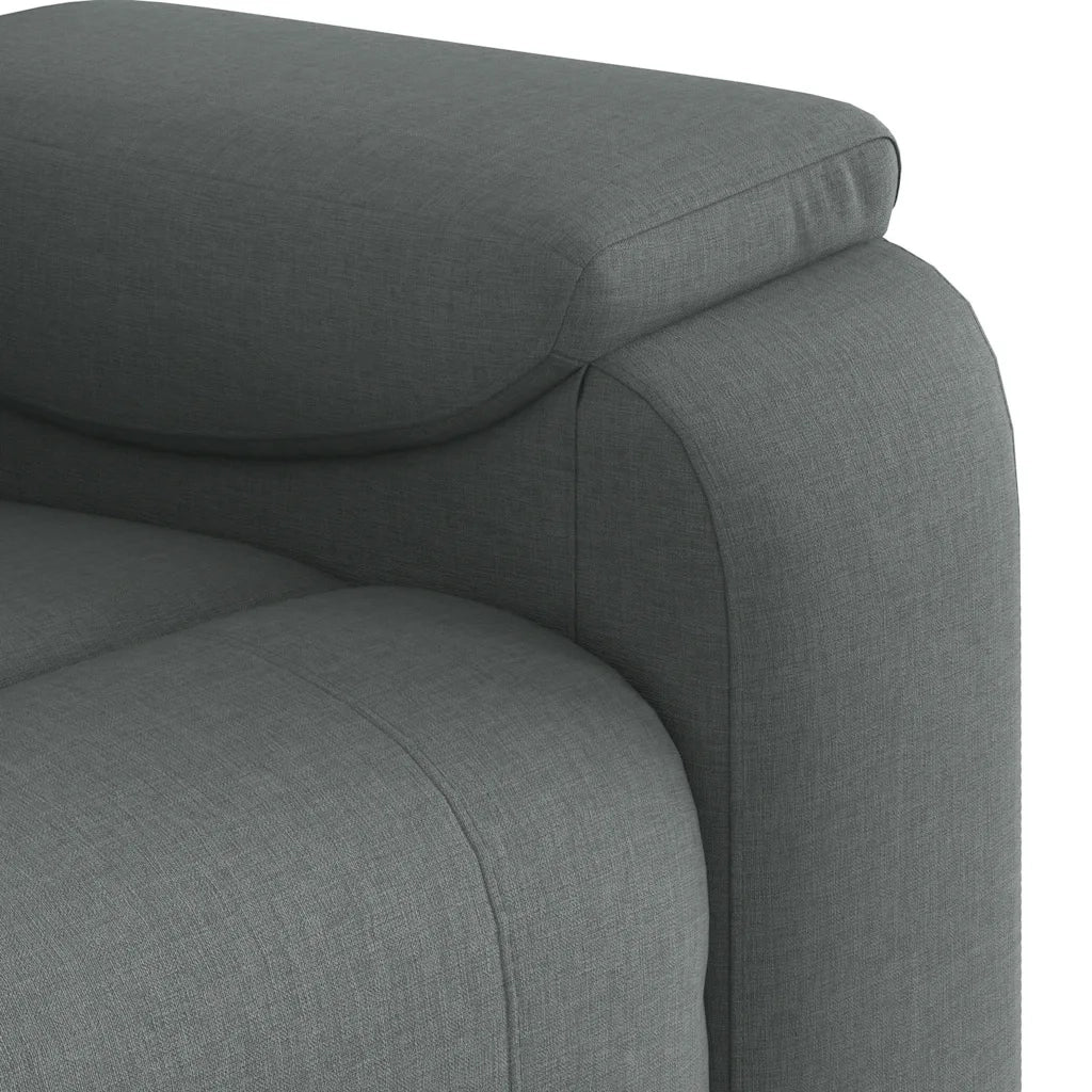 Divano Sedia-Poltrona reclinabile in Tessuto Grigio Scuro 344740