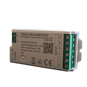 Centralina Controller Per Striscia Led Dimmer Mono Colore WIFI 2.4G, RF 2.4G TUYA, Smart Life Max 15A Tot. (6A/CH) DC5-24V 360W 1 Canale Dimmer CLC101R Bianco