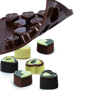 Choco ice in love, stampo per cioccolatini a forma di cuore