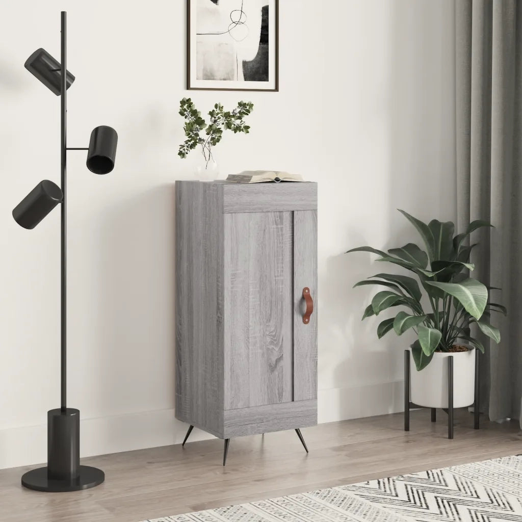 Credenza-Buffet-Armadio da cucina Grigio Sonoma 34,5x34x90 cm in Legno Multistrato 407767