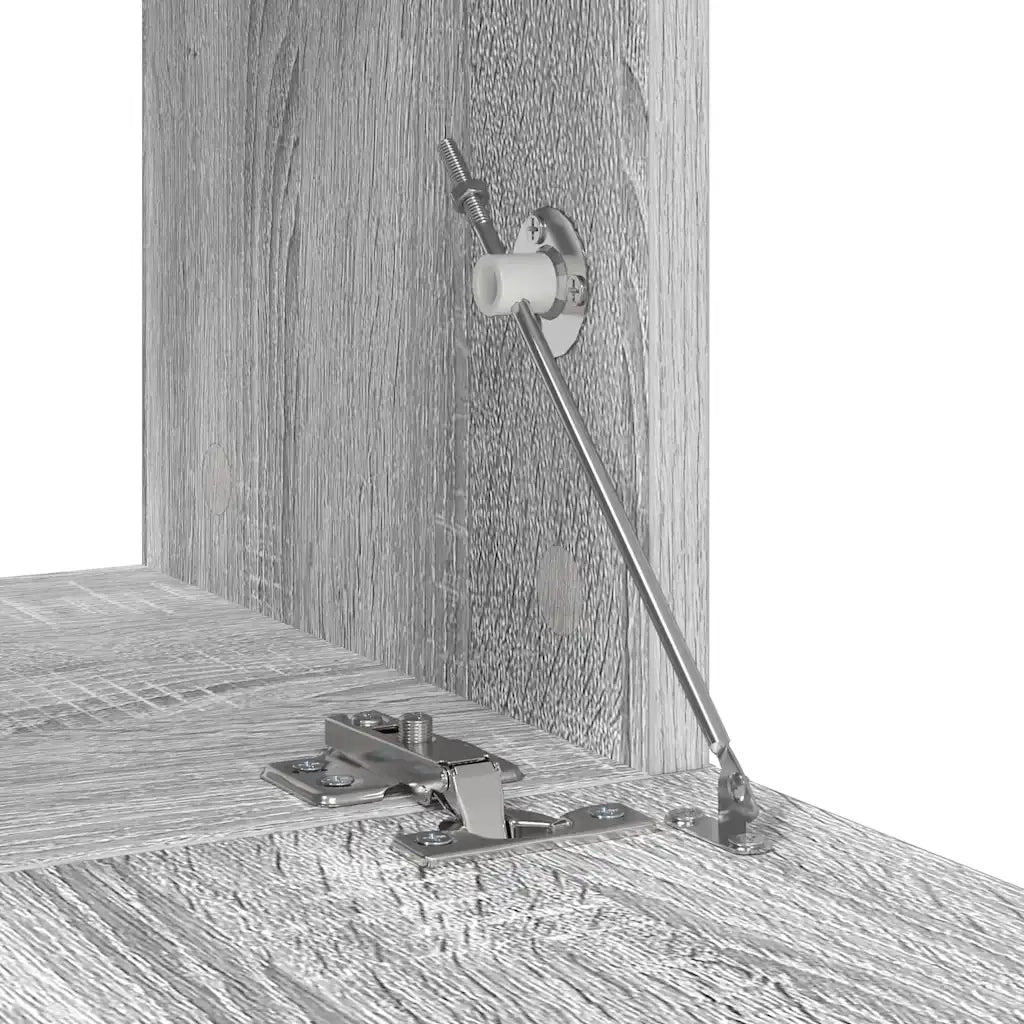 Set di Mobili Porta TV 4 pz Grigio Sonoma in Legno Multistrato cod mxl 20259