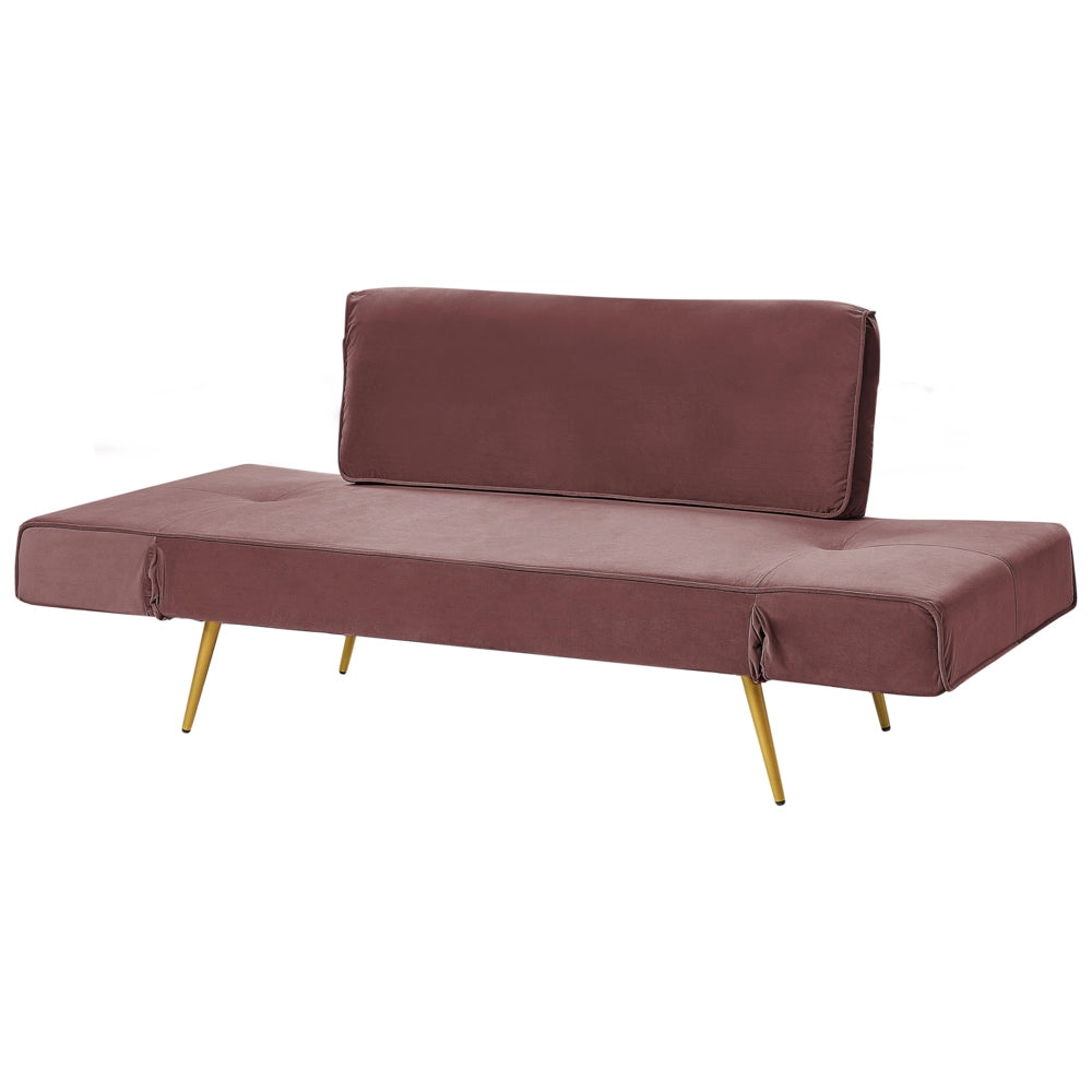 Divano letto in velluto Rosa Braccioli regolabili Soggiorno Letto Minimalista