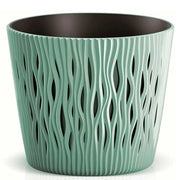Fioriera Vaso Decorativo Design Moderno Fiori Piante Casa Esterno 16cm Verde