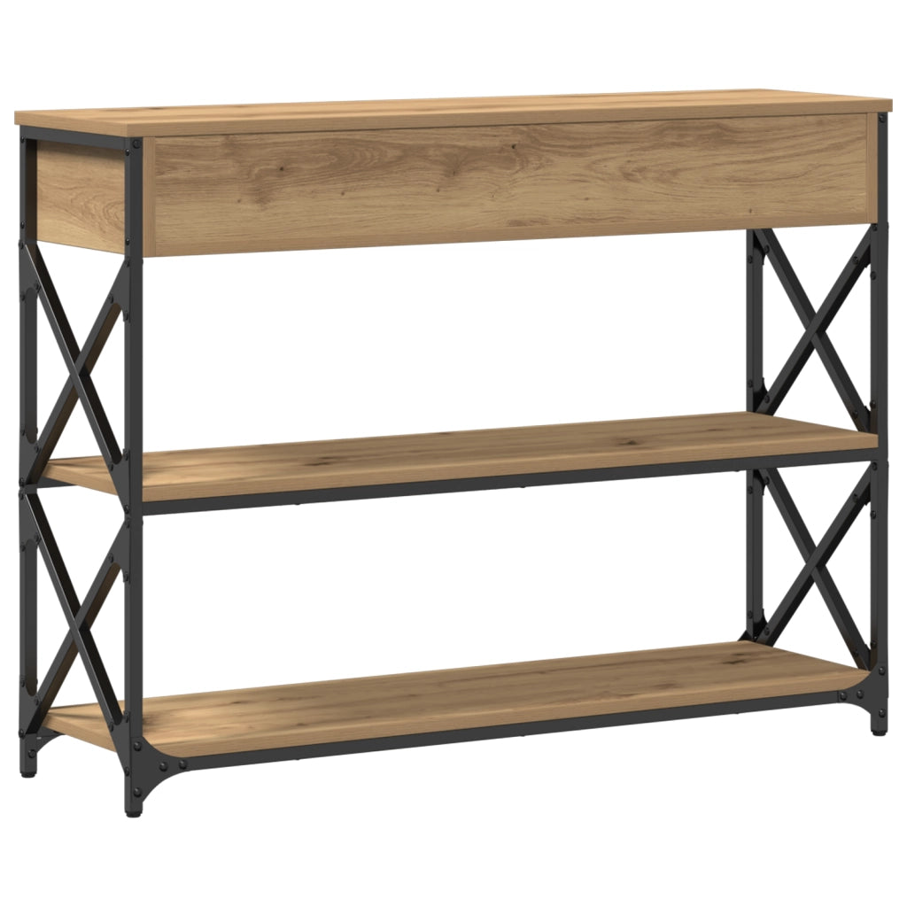 Tavolo Consolle rovere artigianale 100 x 28 x 75 cm 863528