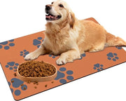 Mat di base per gatti e cani - 40 x 60 cm - antiscivolo - assorbente superiore - lavabile - mat di silicone - fondo per gabbia per cani.