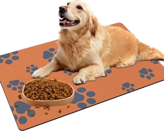 Mat di base per gatti e cani - 40 x 60 cm - antiscivolo - assorbente superiore - lavabile - mat di silicone - fondo per gabbia per cani.