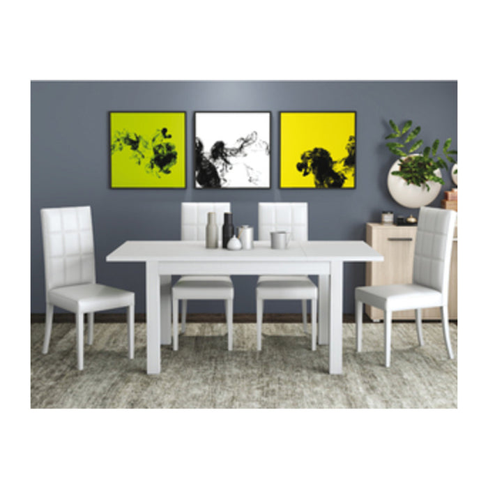 KIT TAVOLO CM 70X110/150 FIRENZE BIAN.FRASS. AZUR LINE