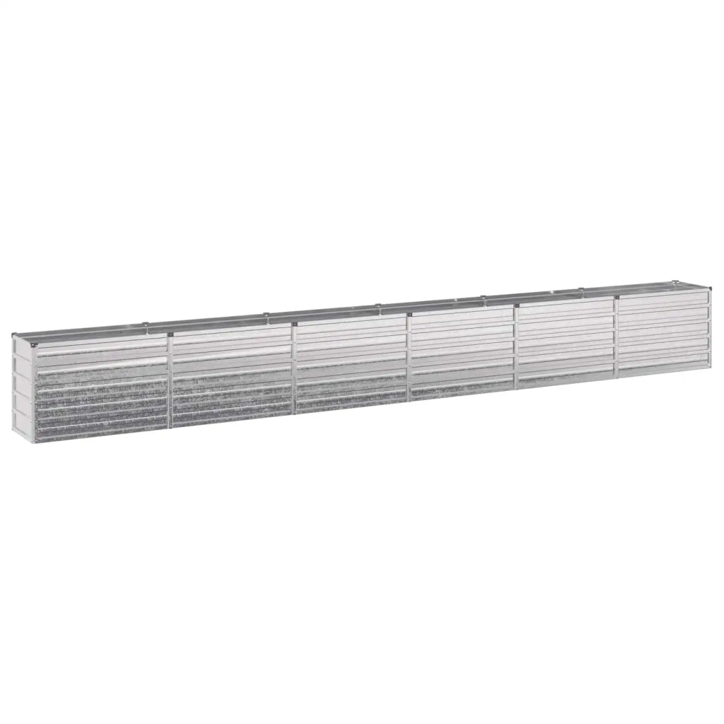 Letto rialzato da giardino Argento 480 x 40 x 55 cm 8006291