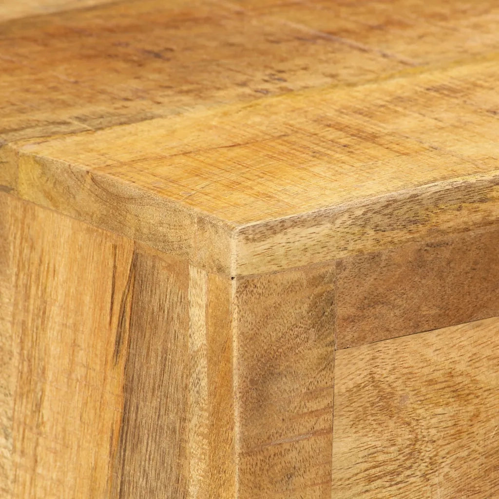 Scarpiera-Scaffale per scarpe 86x35x55 cm in Legno Massello di Mango