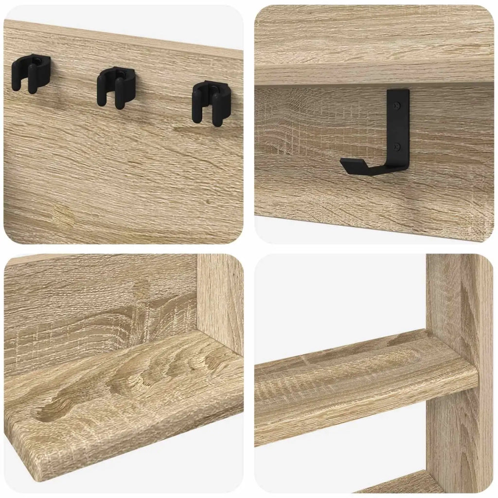 Supporto per stecche da biliardo Legno ingegnerizzato Sonoma 3429718