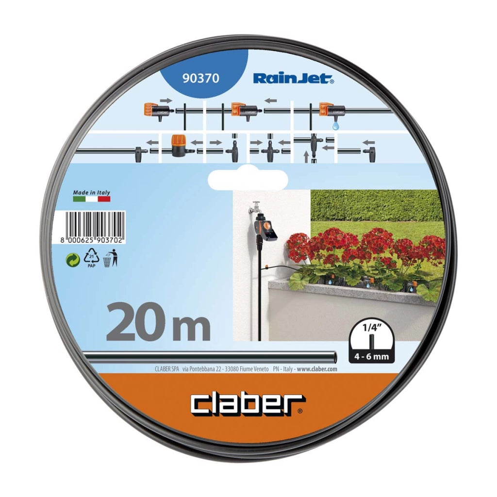 TUBO PER MICROIRRIGAZIONE CAPILLARE IN BLISTER- - mt.20 90370 - 1 rotolo CLABER