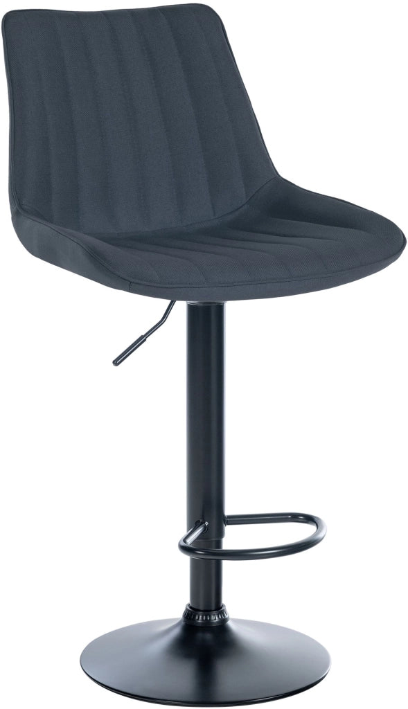 Sgabello Toni Tessuto grigio scuro,nero
