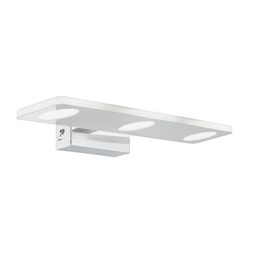 Applique Moderna Cabus Acciaio Cromo 3 Luci Led Integrato 4,5W