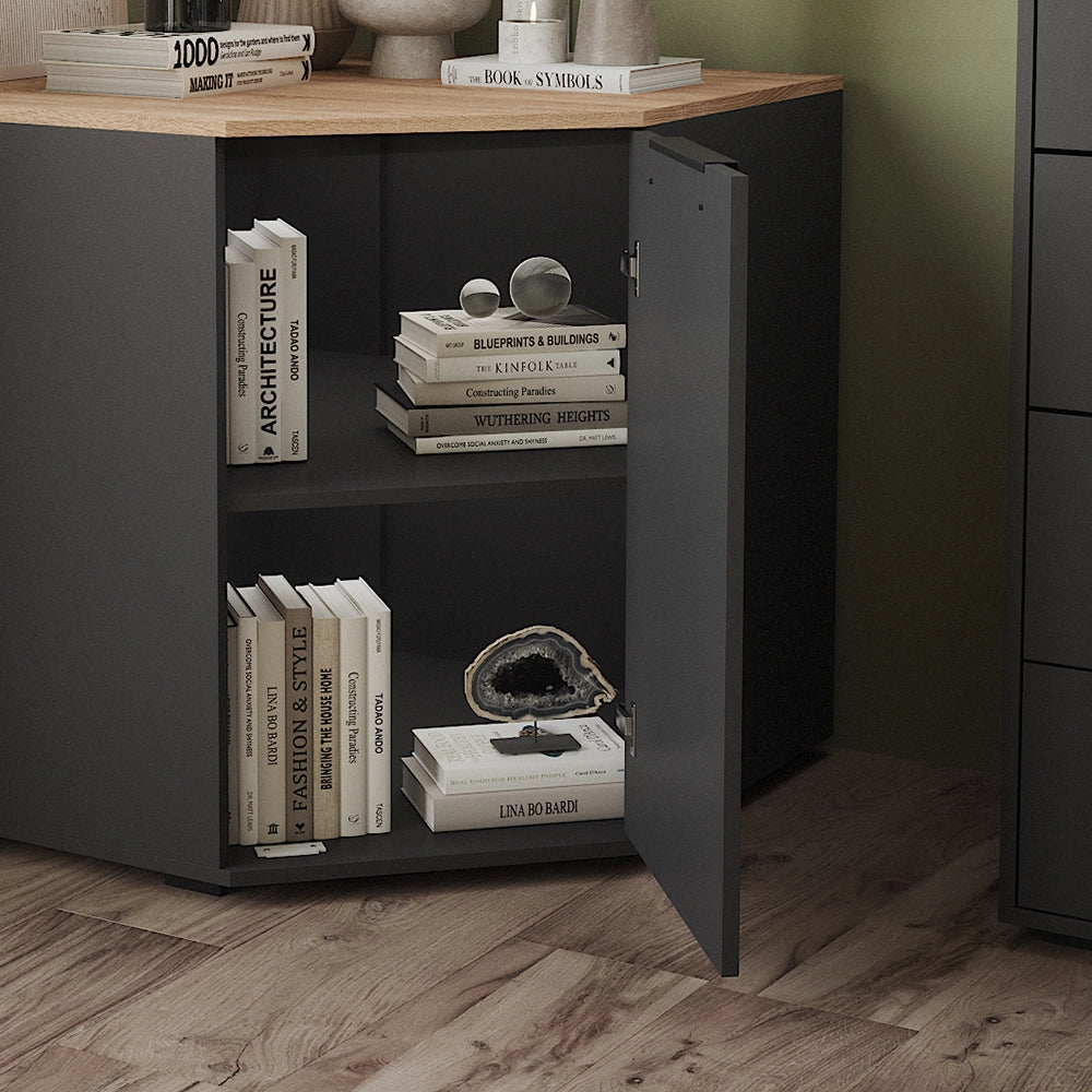 Vicco Credenza Antracite 77.9 x 77.9 cm con 1 porta