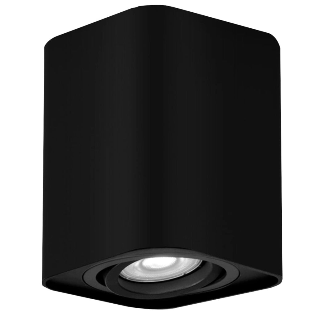 Spot soffitto a superficie nero opaco GU10 1 luce Rabalux