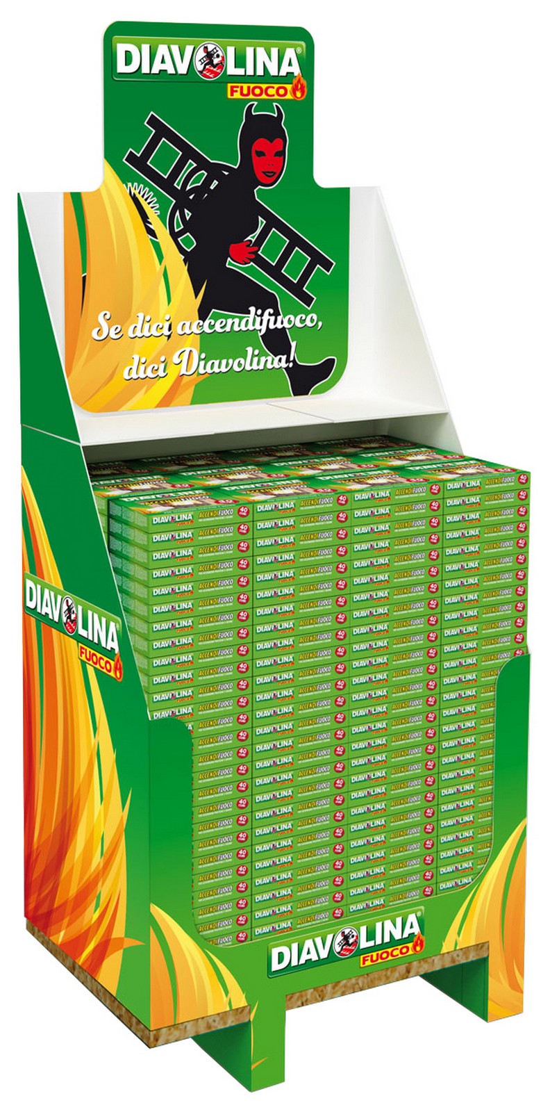 accendifuoco 40 cubi diavolina palbox 240 pz 15300 cod:ferx.96956