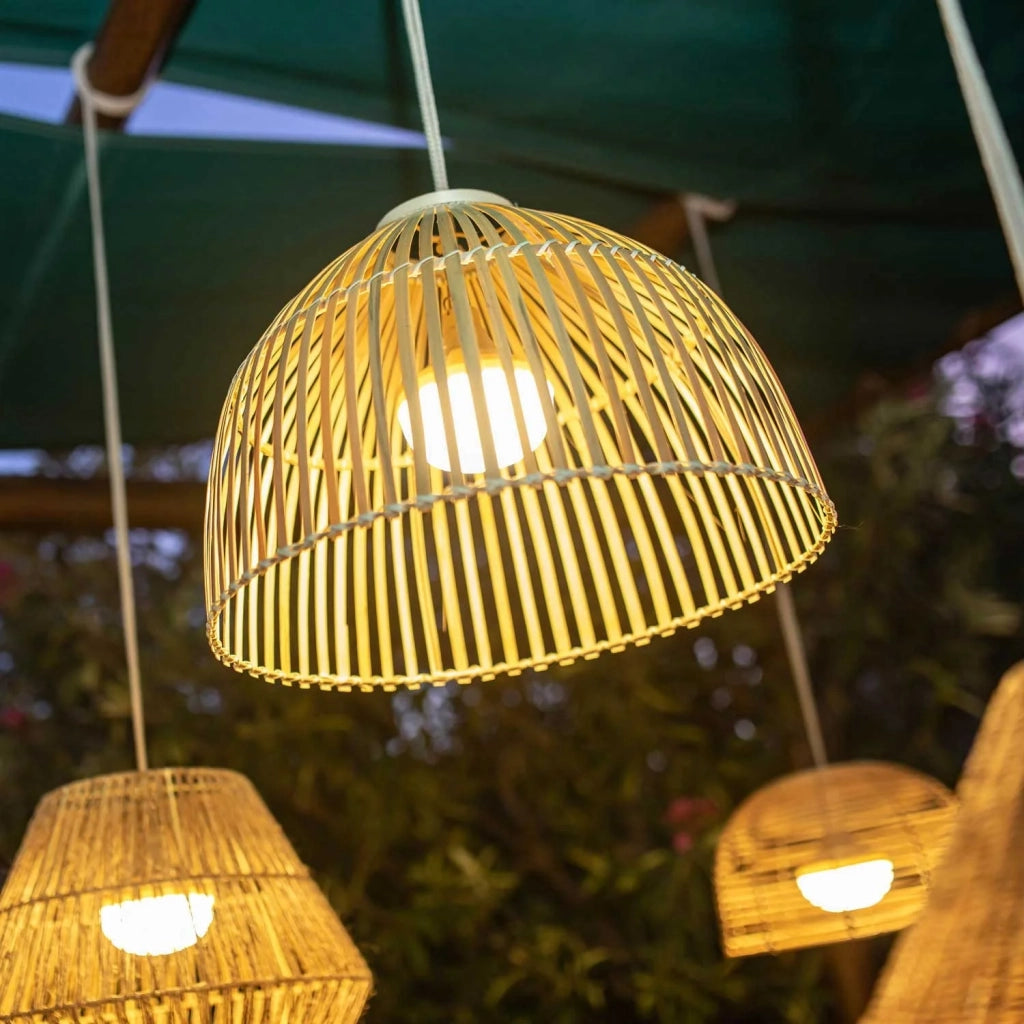 LÚZETE - LAMPADA A SOSPENSIONE PER ESTERNI SENZA CAVO REONA 30 BATTERIA RICARICABILE