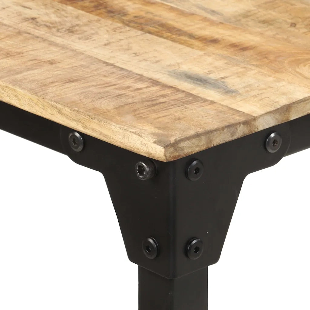 Tavolo da Pranzo 180x90x76 cm in Legno di Mango Grezzo 321975