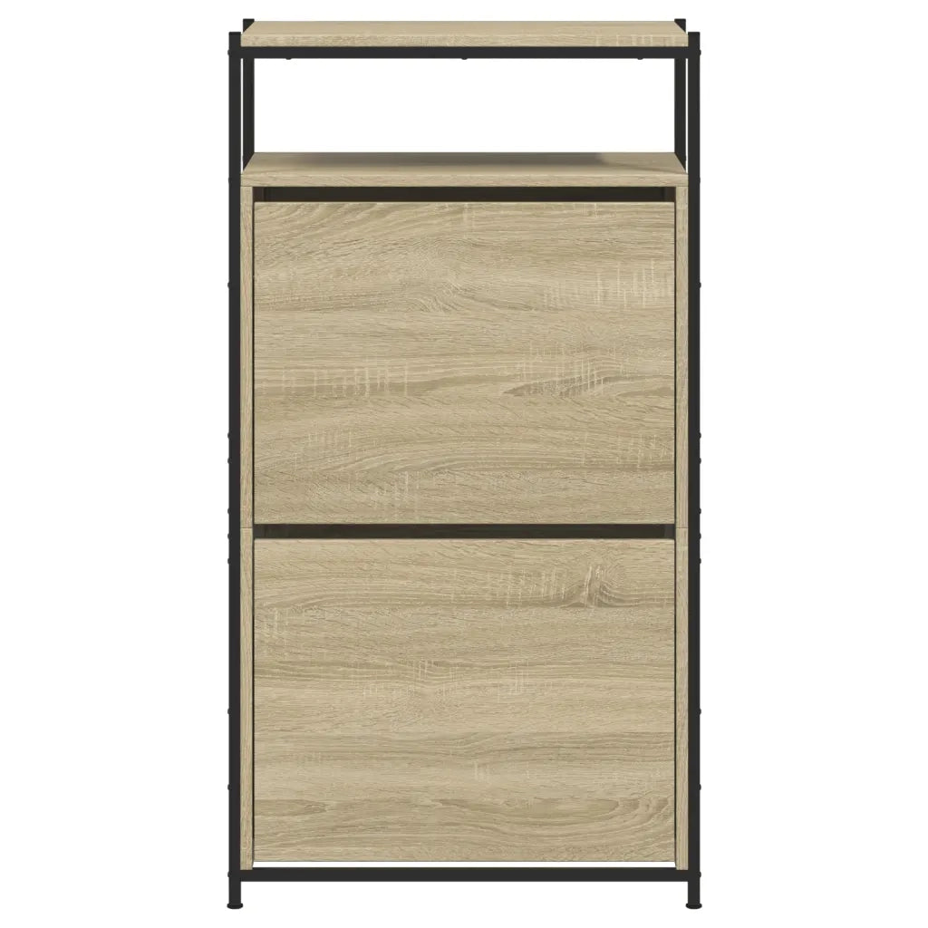 Scarpiera Rovere Sonoma 60x34x112 cm in Legno Multistrato 840030