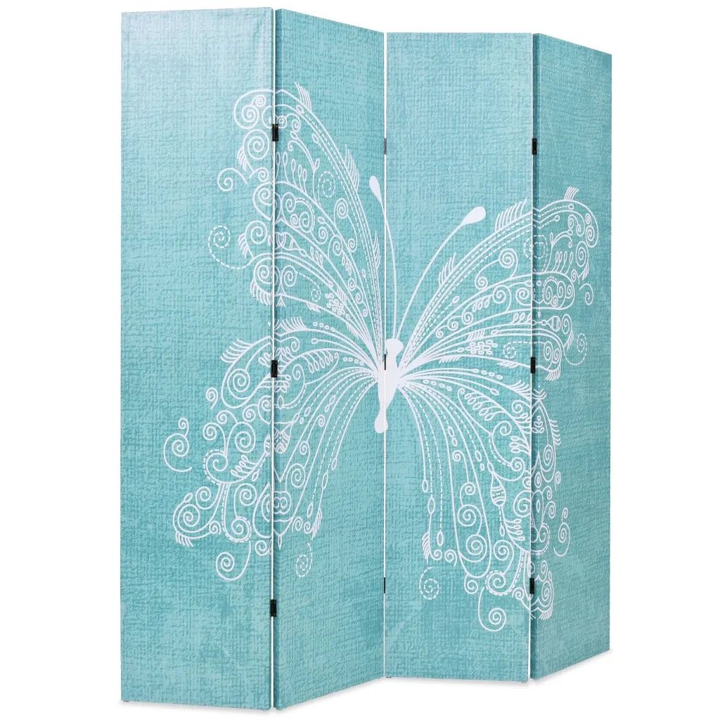 Paravento Pieghevole 160x170 cm Stampa Farfalla Blucod mxl 94721