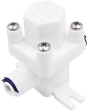 Regolatore di pressione idrica con valvola riduttore - Valvola di pressione regolabile - Rubinetto - Filtratore idrico - Regolabile - Materiale plastico - Connettiore 1/4" - Valvola riduttore di pressione