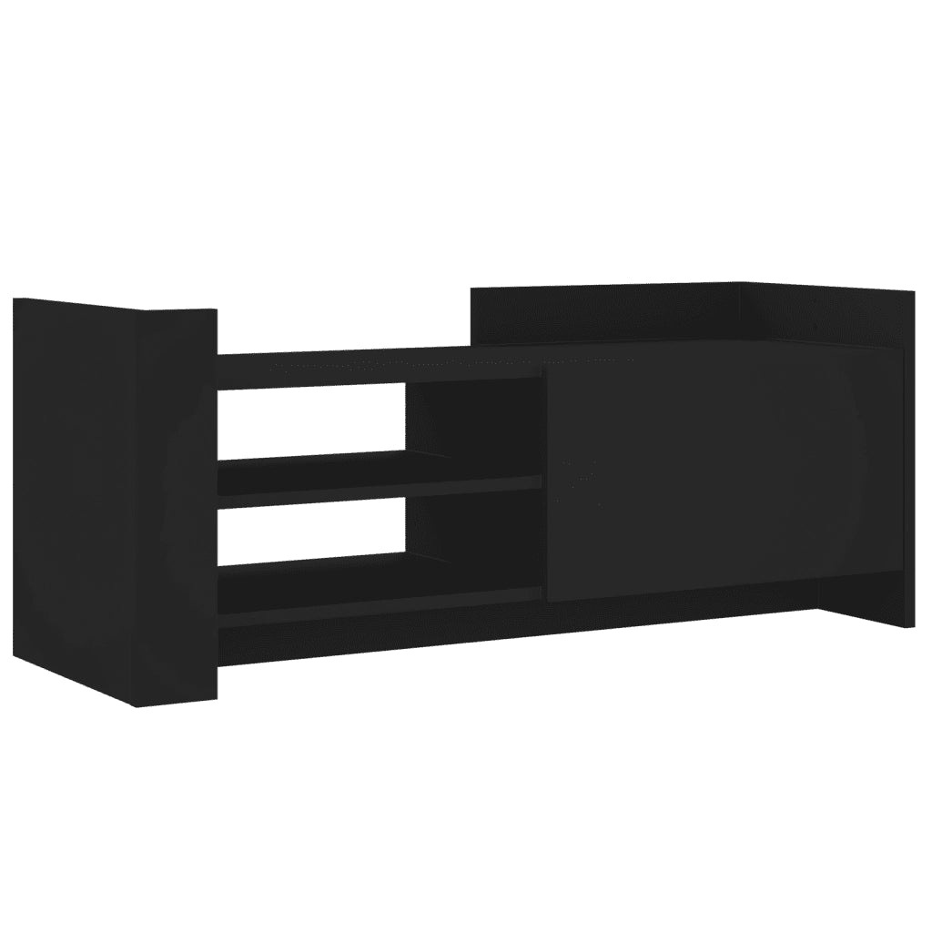 vidaXL Mobile Porta TV Nero 100x35x40 cm in Legno Multistrato
