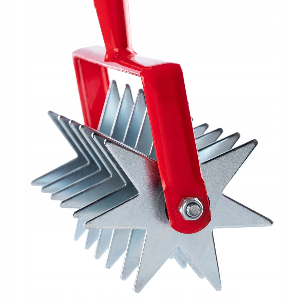KADAX Coltivatore manuale per la lavorazione del terreno, arieggiatore da giardino, 145 cm, rotativo