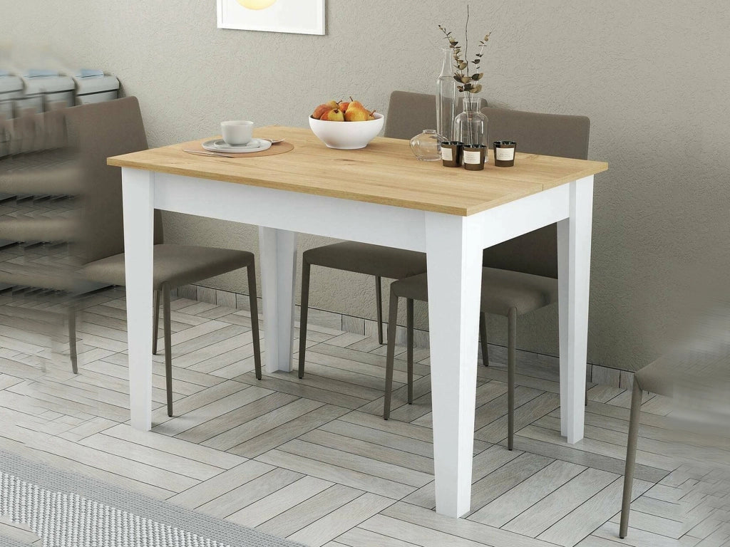 Heli, Tavolo Fisso 6 Posti, 72x110x75h cm Bianco