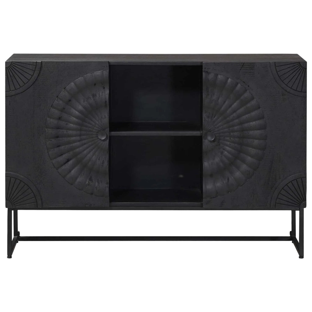 Credenza Nero 105 x 30 x 68 cm