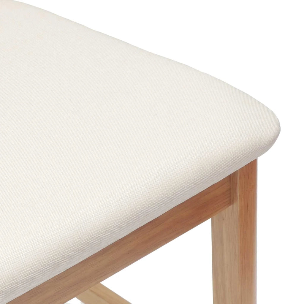 Sedie da pranzo 2 pcs Naturale 48 x 49 x 95 cm
