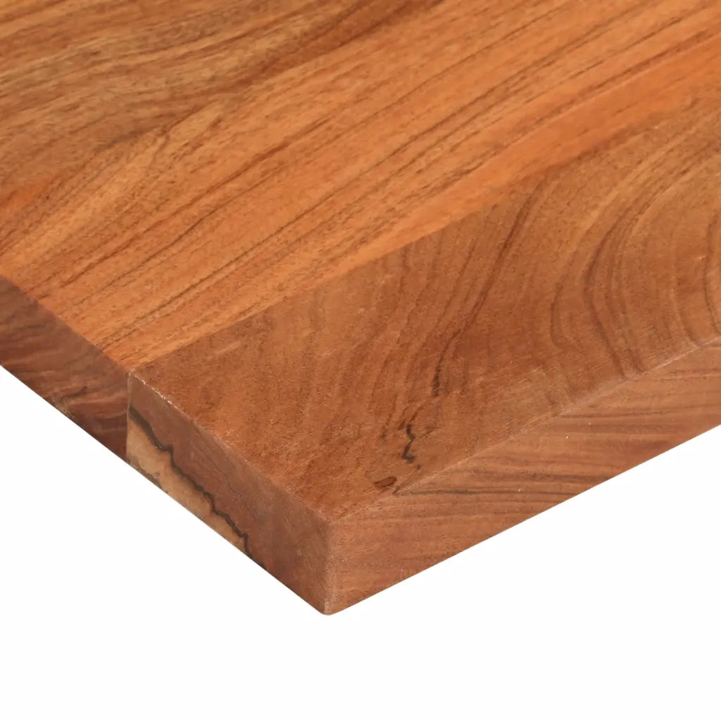 Piano Tavolo 110x40x2,5cm Rettangolare Legno Massello Acacia 370909