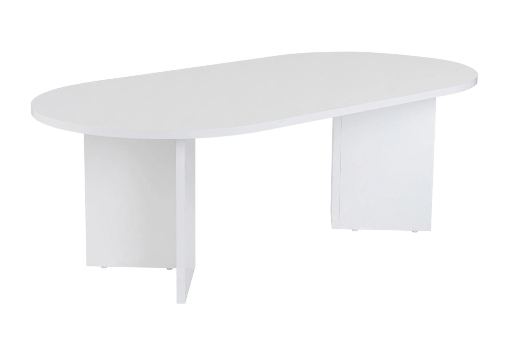 Tavolino da caffè in legno "Sabbia" - 60 x 119 x 40 cm - Bianco