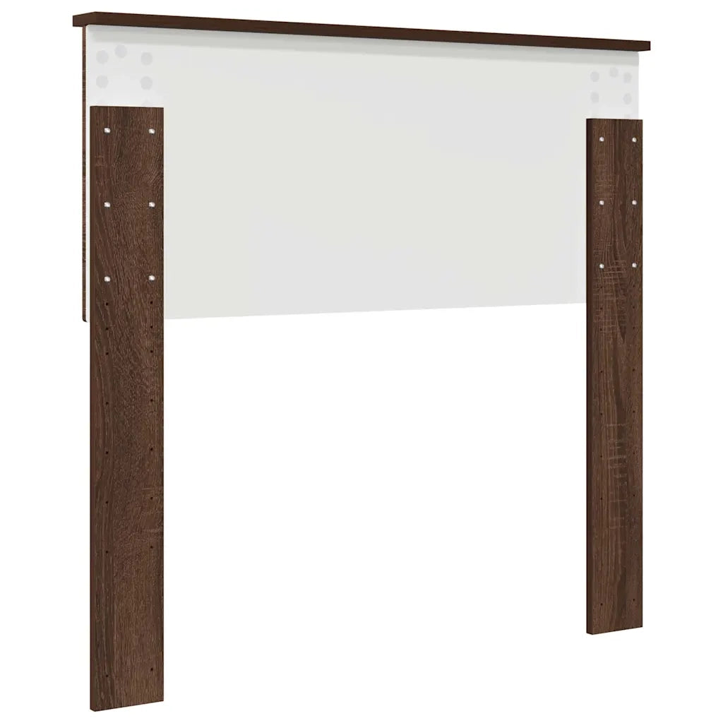 Testiera-Testata-Testiera Decorativa Rovere Marrone 90 cm Legno multistrato 710068